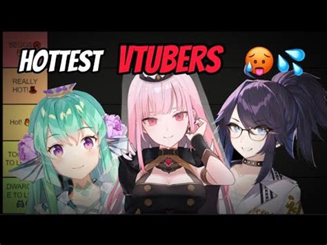 The HOTTEST VTubers Tier List (Hololive, Nijisanji, VShojo,。